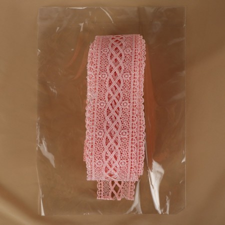 Lace Hipure, 40 mm × 11 ± 1 m, pale pink color-2