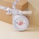 Satin tape, gift packaging, love, white, 2 cm x 22.5 m