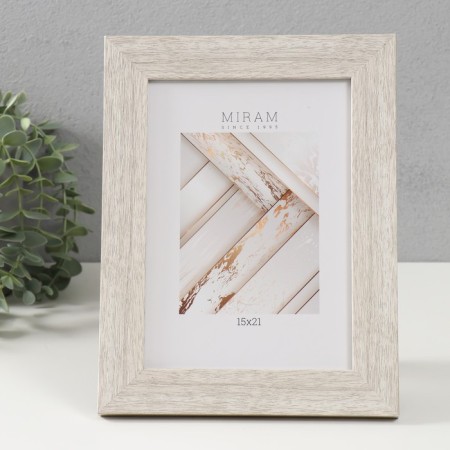 Photo frame "Mira" 15x21 cm, 651645-6, (plastic screen)