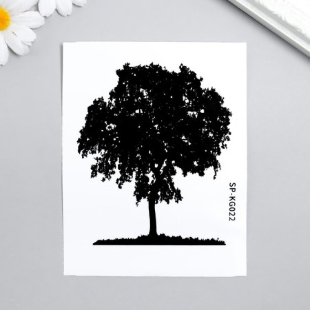 Black "tree" 12x15 cm-1