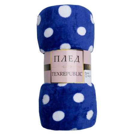 Texrepublic blanket, size 140x200 cm, blue color-6