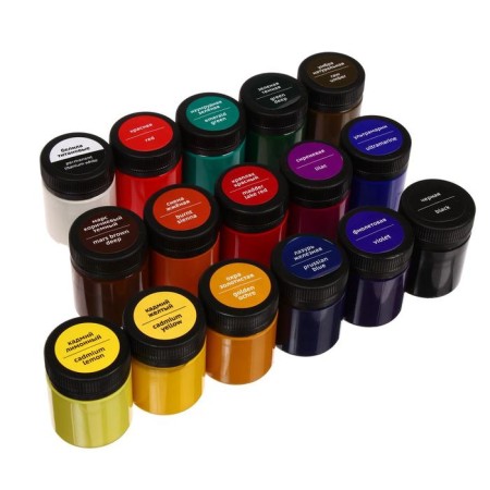 Gouache art set of 16 colors x 40 ml, gamut "Old Master", 301220203-2