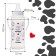 A set of bottles for feeding "I love milk" 150 and 250 ml