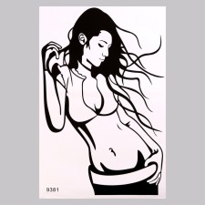 Stick 3D Interior girl 57*40cm