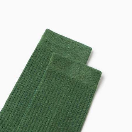 Women's socks long minku, col. dark green, rr 36-39-1
