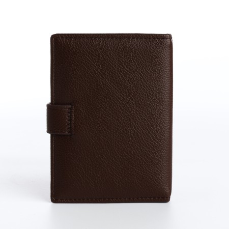 Cover for car documents and passports for magnet, brown color-1