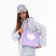 Bag-shop with zipper color purple