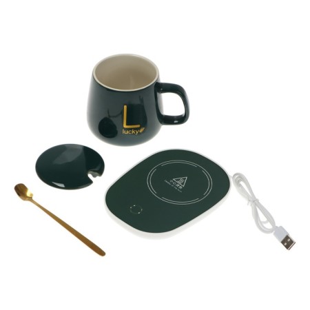 Heated LSK-1501 heating, mug, from USB, 16 watts, green-4