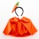 Carnival set "Strong carrot" cape, rim
