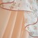 A set of curtains for the kitchen Witerra Byzantium 280x160cm, peach, right, PE100%
