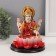 Polystone souvenir "Lakshmi in the lotus" Red 14.5x14.5x17.5 cm