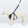 A set with a soft harness with a bow "Cell", L, leash 120 x 1.5 cm, og 35-50 cm, black 96837