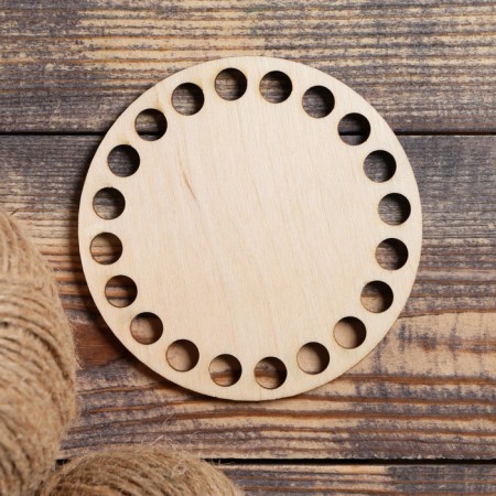 Clothing "Circle", bottom plywood 3 mm, 10 cm, d = 9mm