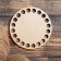 Clothing "Circle", bottom plywood 3 mm, 10 cm, d = 9mm