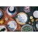 Porcelain dessert shade "Star Night", D = 20.5 cm