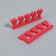 A set of fingers, 100 pairs, red
