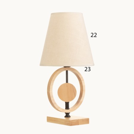Table lamp "Konier" 1x40W E27 Light tree 11.5x11.5x27cm-6