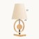Table lamp "Konier" 1x40W E27 Light tree 11.5x11.5x27cm