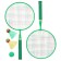 ONLYTOP Badminton Set: 2 rackets, 2 streams, ball, color mix