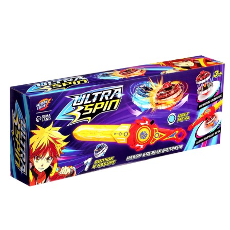 Set Ultra Spin "Gladiator", 1 top, with a start -up device, the color is blue-10