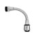 Zein aerator, stream adjustment, on a flexible hose, 160 mm, universal, plastic