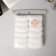 Hair elastic band "Mahrushka" (set 12 pcs) wide classic, 7x2 cm, white