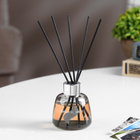 Aromatic diffuser "Oasishome" No. 08BourBonvanilla, 100ml, Caramel Vanil-1