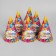 Paper cap “Happy birthday!”, Stars, set 6 pcs., 16 cm