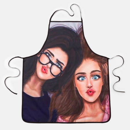 Apron Ethel Love Life "Selfies" 70x80cm, 100%PE-1
