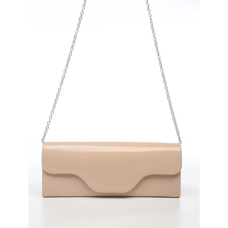 Female bag on a magnet, beige color