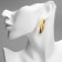 Earrings Metal "Accord" Drop elmarked, color gold