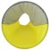 Tunnel for overpasses, length 3.5 m, 2 hoops d = 75 cm, yellow/gray color