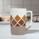 Ceramic mug "Rhombus", 500 ml, white color