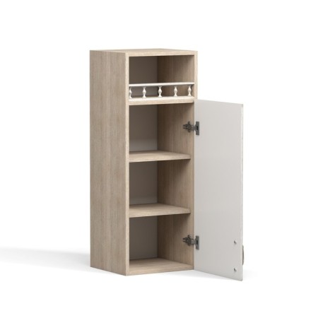 Acadity cabinet with a shelf Angelica 350x300x920 Dub milk/ash-1
