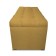 Puff with a lid and weighting, 800 × 400 × 420 mm, Velur Dream, Yellow color