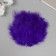 Pen decorative goose down "purple" set 40 pcs h = 10-15 cm