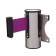 Wall block with exhaust ribbon-280 cm purple, height-13.5cm, width 11cm
