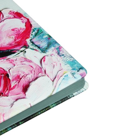 Leduced Diary A5, 160 sheets, Devente.elizabeth, firm artificial leather cover with foam rubber, color slice, a, block 70 g/m2, blue-9