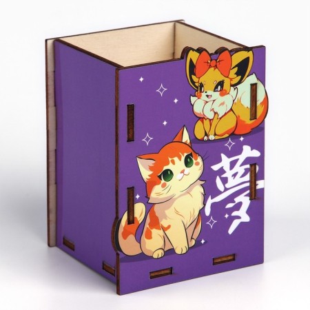 Organizer for the Office "Cuties Chibi" 6.7 x 6.5 x 9.6 cm-2