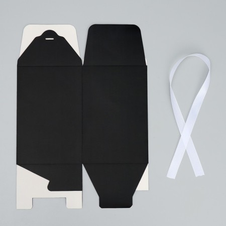 Gift folding box, packaging, “black”, 12 x 18 x 12 cm-5