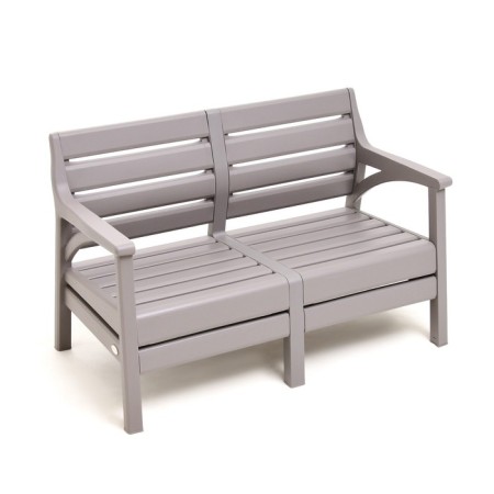 Sadovy sofa "Evpatoria" 124 x 65 x 79 cm, sand-gray-3
