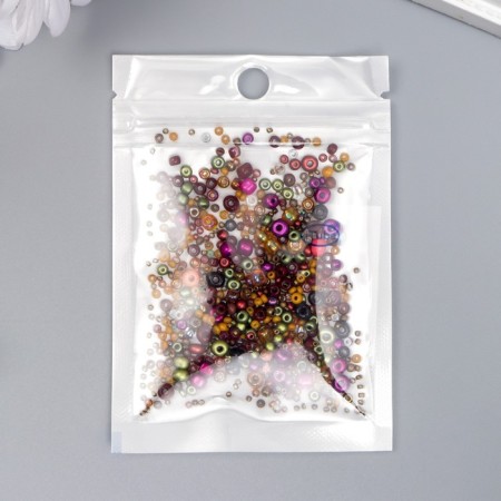 Glass beads 6/0-15/0 "Assorted Koffie" d = 1.5-4 mm, nr 10g-2