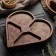 Menzhitsa Wooden ADELICA "Gift from the Heart", 4 sections, 25 × 1.8 cm, array of birch