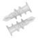Dowel "bison" Driva, for drywall, with a drill, nylon, 100 pcs