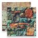 Photophone bilateral cardboard density 350 g "Masonry masonry" 50x50 cm