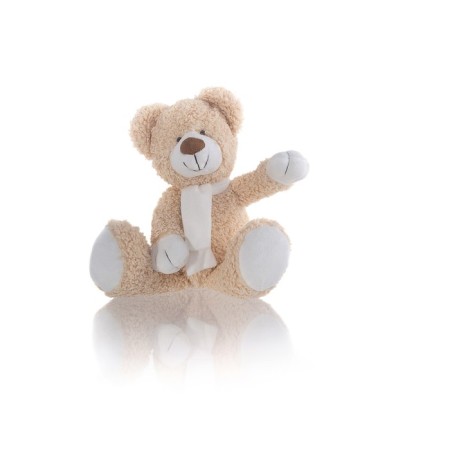Soft toy Gulliver Bear "curly" beige color, 40 cm-4