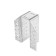 The support of the tundra bar Krep, open, 143x125x60x2 mm, zinc, in packaging 1 pc.