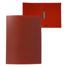 Folder with A4 clamp, 500 microns, spine 15 mm, calligrata, up to 100 sheets, red