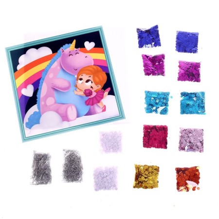 Application with sequins "Best Friends"-3