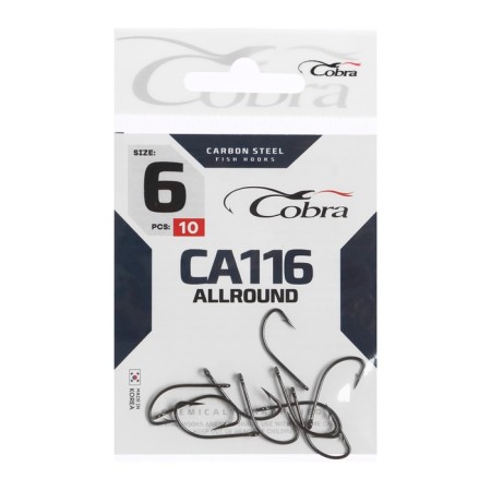 Cobra Allround hooks, series CA116, No. 06, 10 pcs.